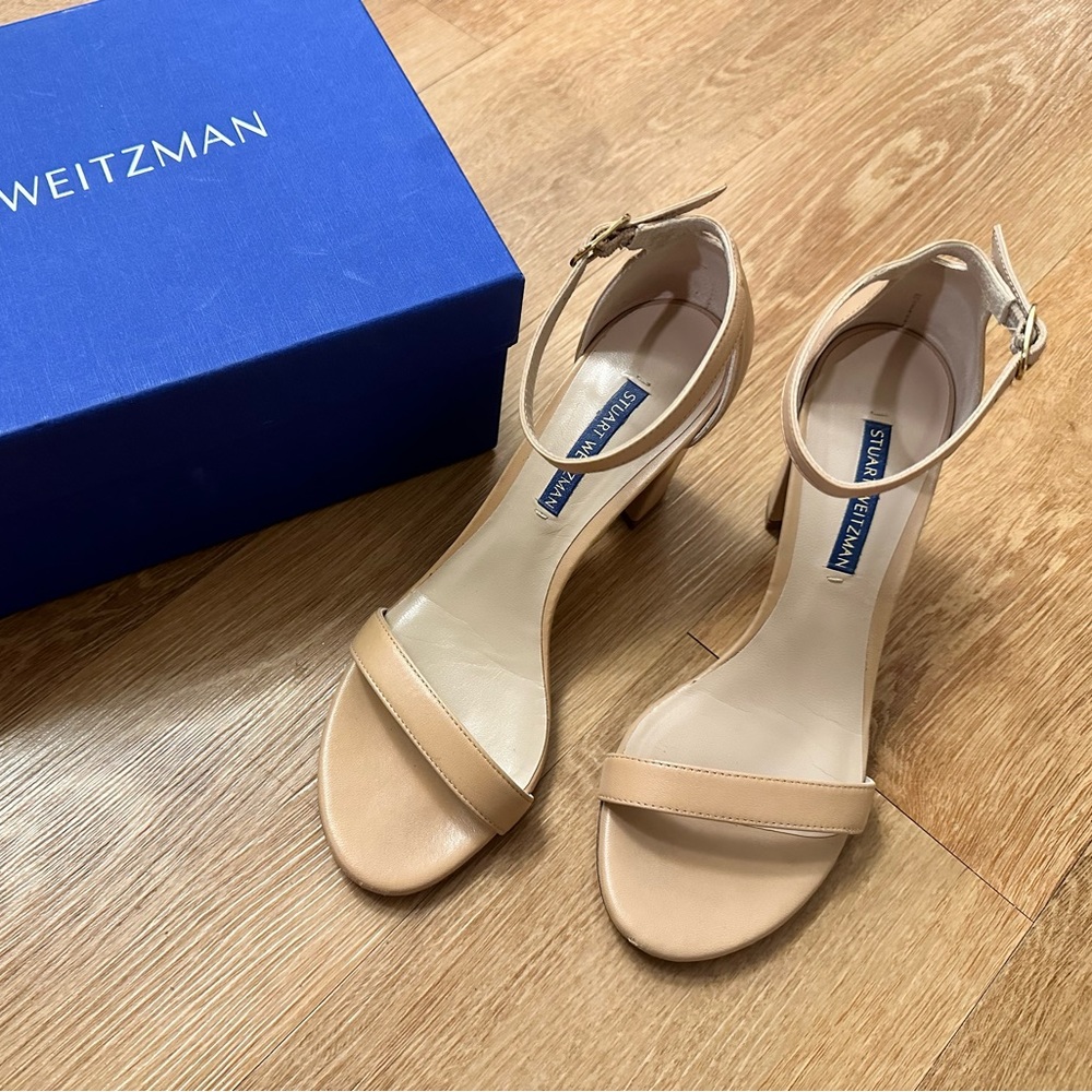 Stuart Weitzman Nearly Nude Strap Sandals
